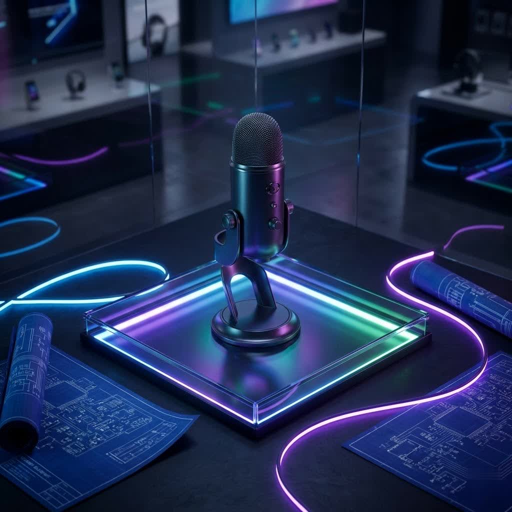 Unveiling the Blue Snowflake USB Microphone: Your Portable Sound Solution